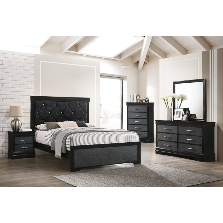 Wayfair king store size bedroom sets